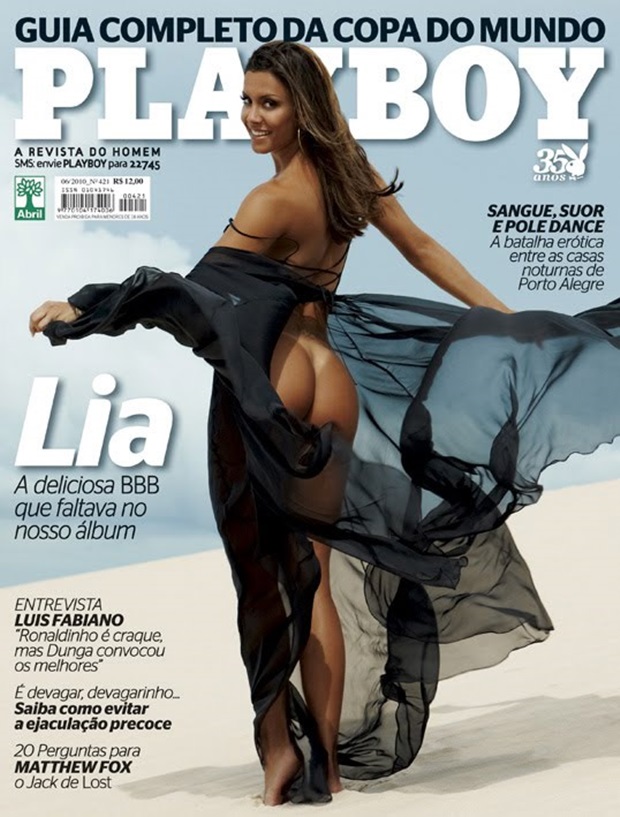 Playboy Junho De 2010 Lia Kehey BBB 10