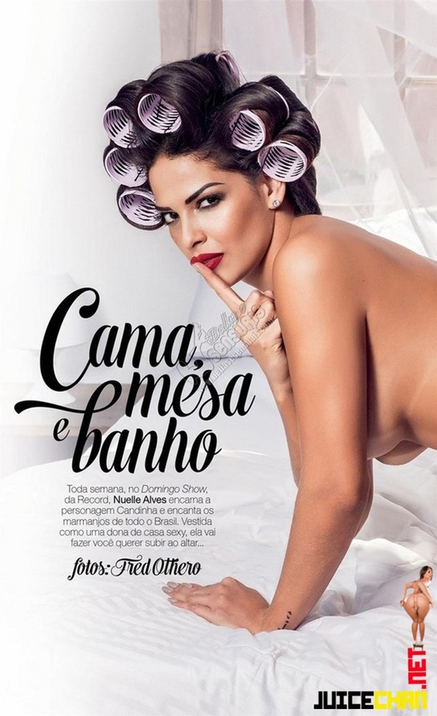Playboy Fevereiro De 2015 Nuelle Alves