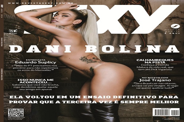 Revista Sexy Abril De 2014: Dani Bolina